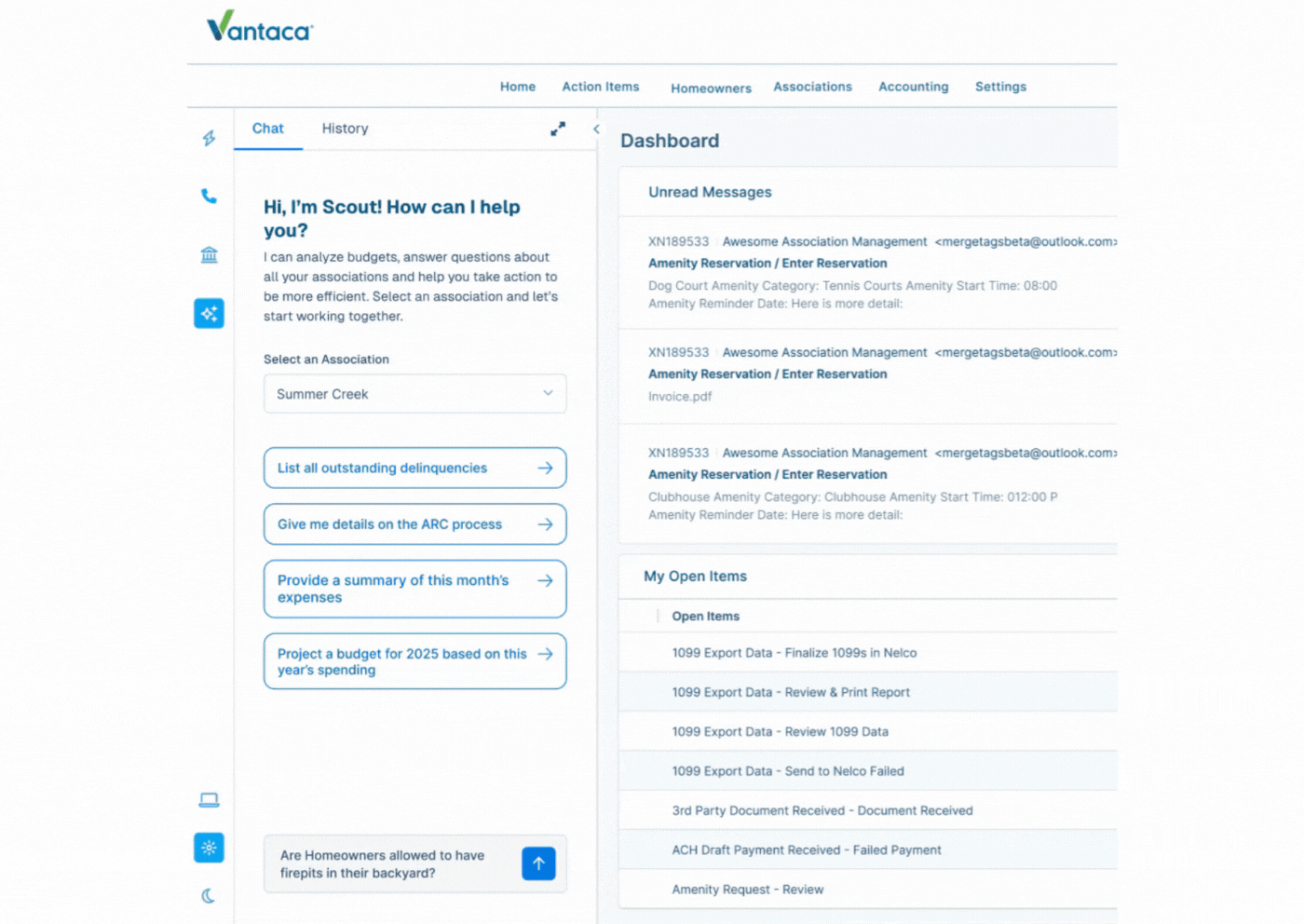 Community Association Management AI Assistant