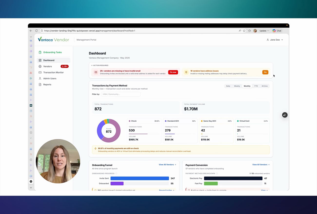 Vantaca-Vendor-Video-Management-Company
